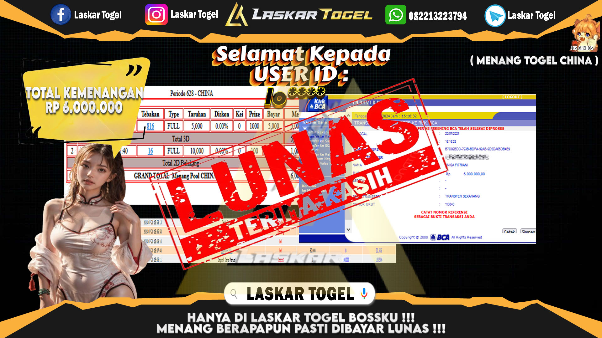 LASKARTOGEL-JACKPOT-TOGEL-CHINA-Rp.6.000.000