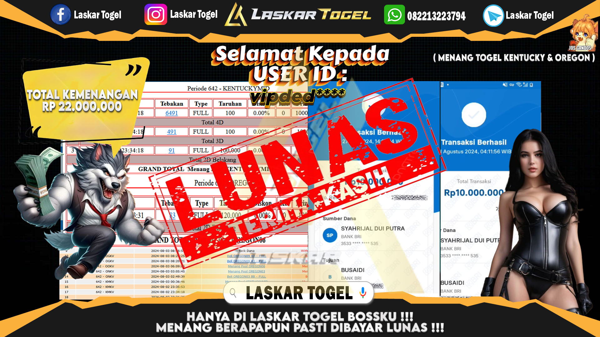 LASKARTOGEL-JACKPOT-TOGEL-KENTUCKY-DAN-OREGON-Rp.22.000.000