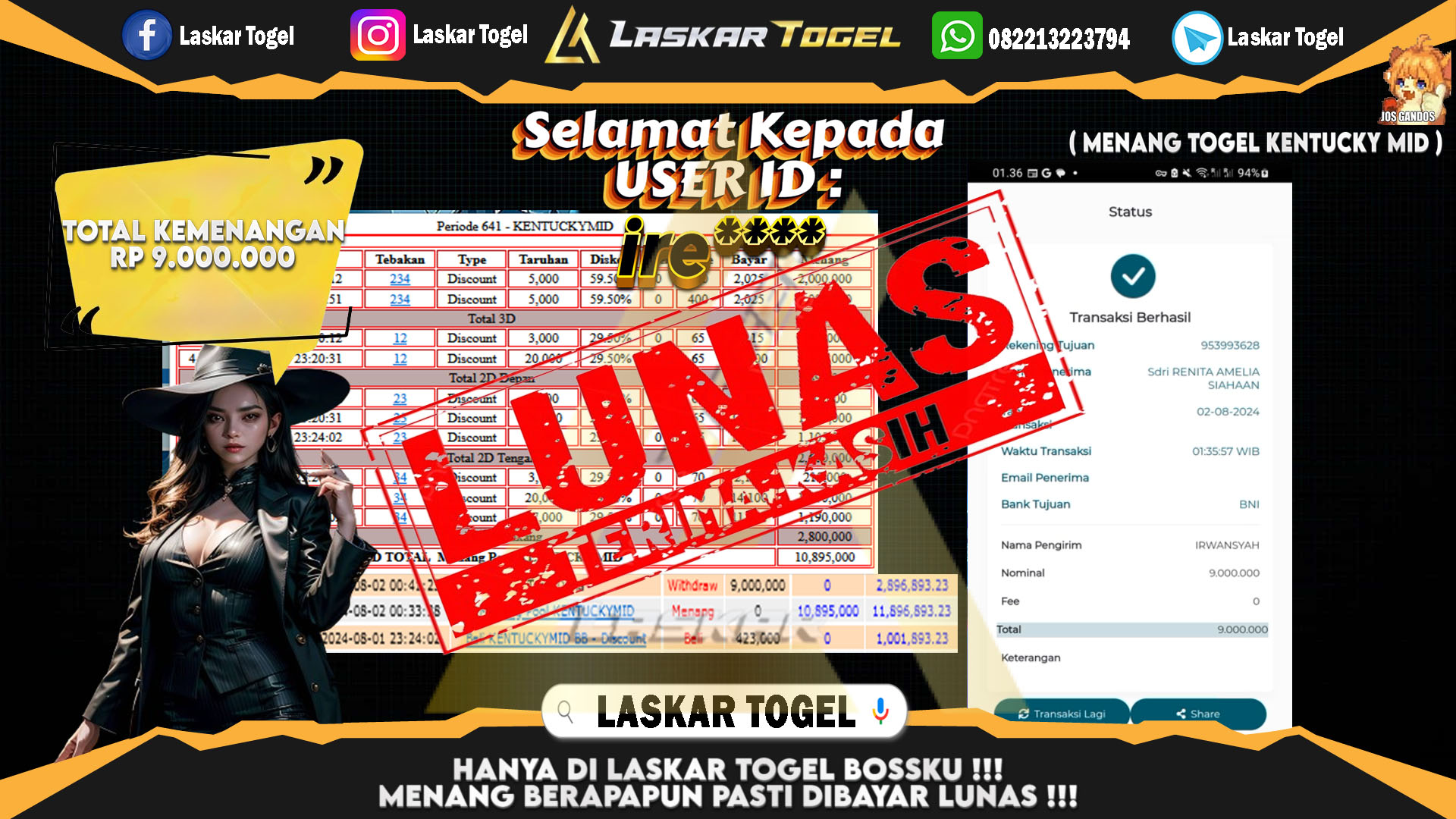 LASKARTOGEL-JACKPOT-TOGEL-KENTUCKY-MIDDAY-Rp.9.000.000