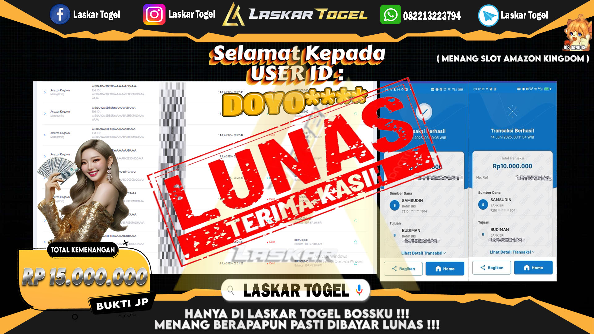 LASKARTOGEL-JACKPOT-SLOT-AMAZON-KINGDOM-Rp.15.000.000