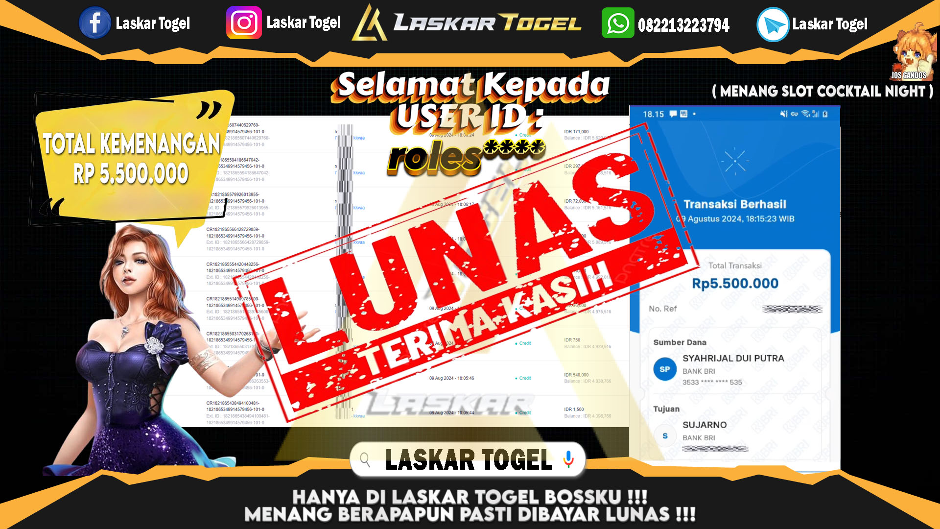 LASKARTOGEL-JACKPOT-SLOT-COCKTAIL-NIGHT-Rp.5.500.000