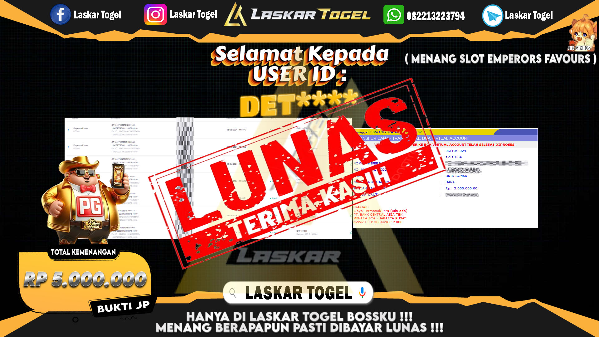 LASKARTOGEL-JACKPOT-SLOT-MAHJONG-WAYS-Rp.5.000.000