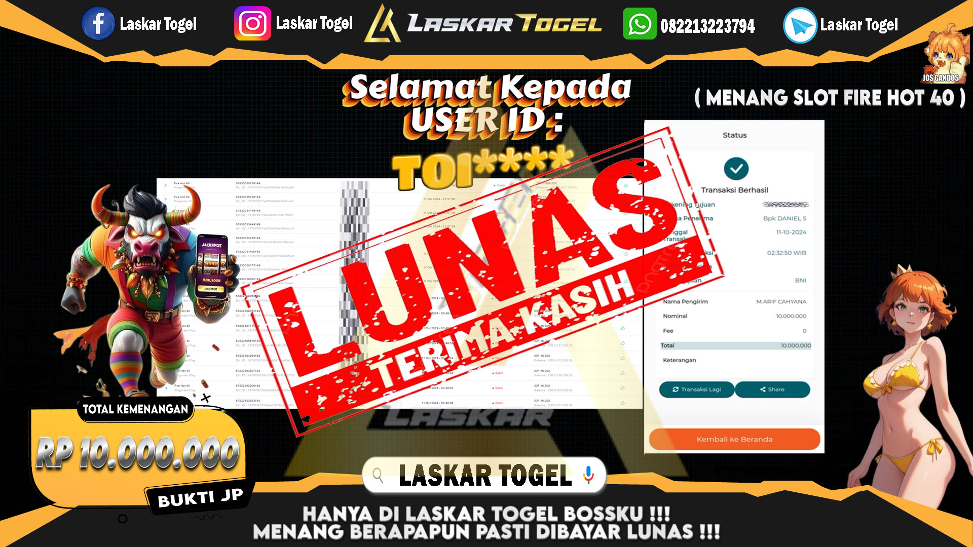 LASKARTOGEL-JACKPOT-24D-SPIN-Rp.9.200.000