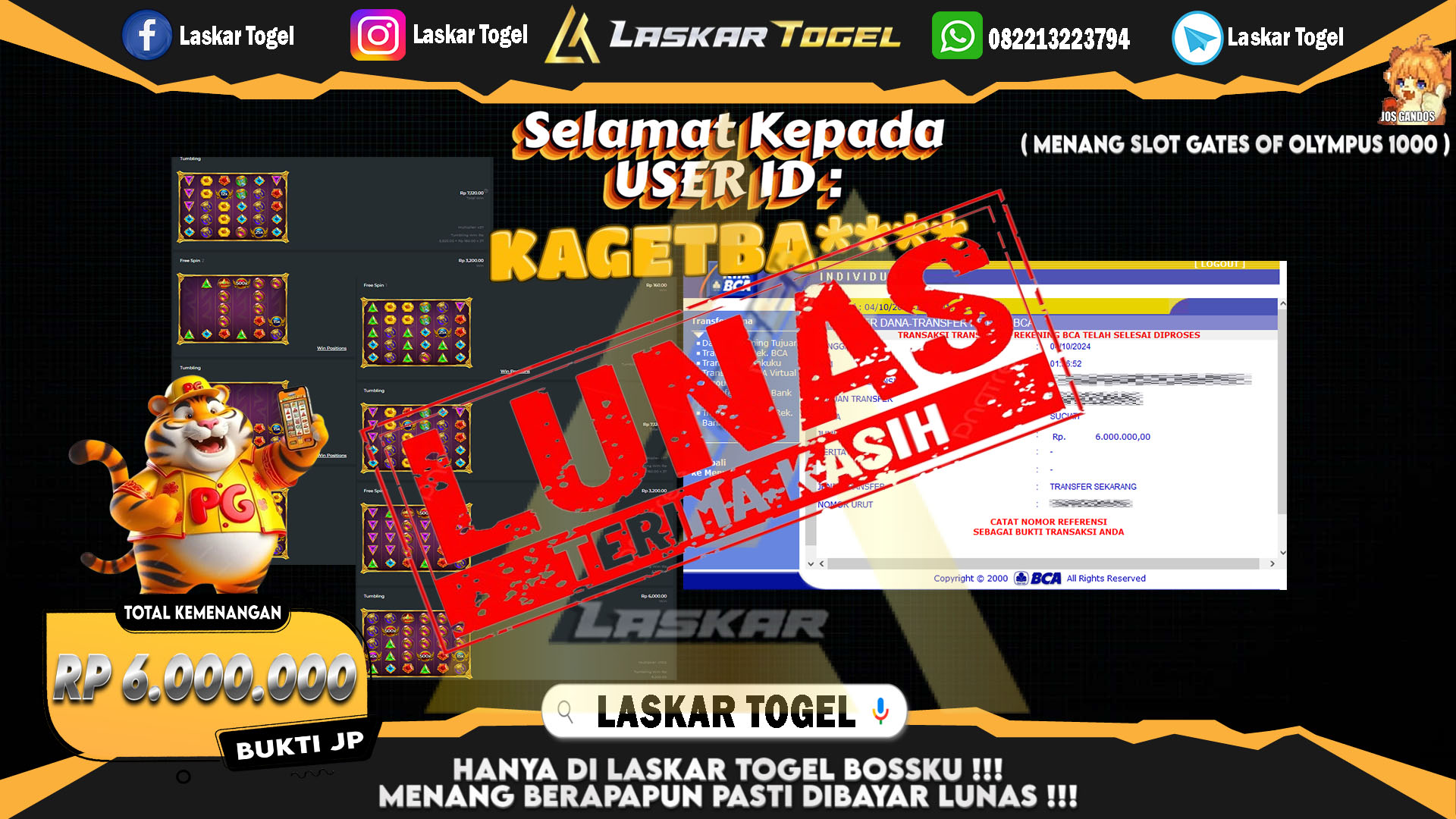 LASKARTOGEL-JACKPOT-SLOT-GATES-OF-OLYMPUS-1000-Rp.6.000.000