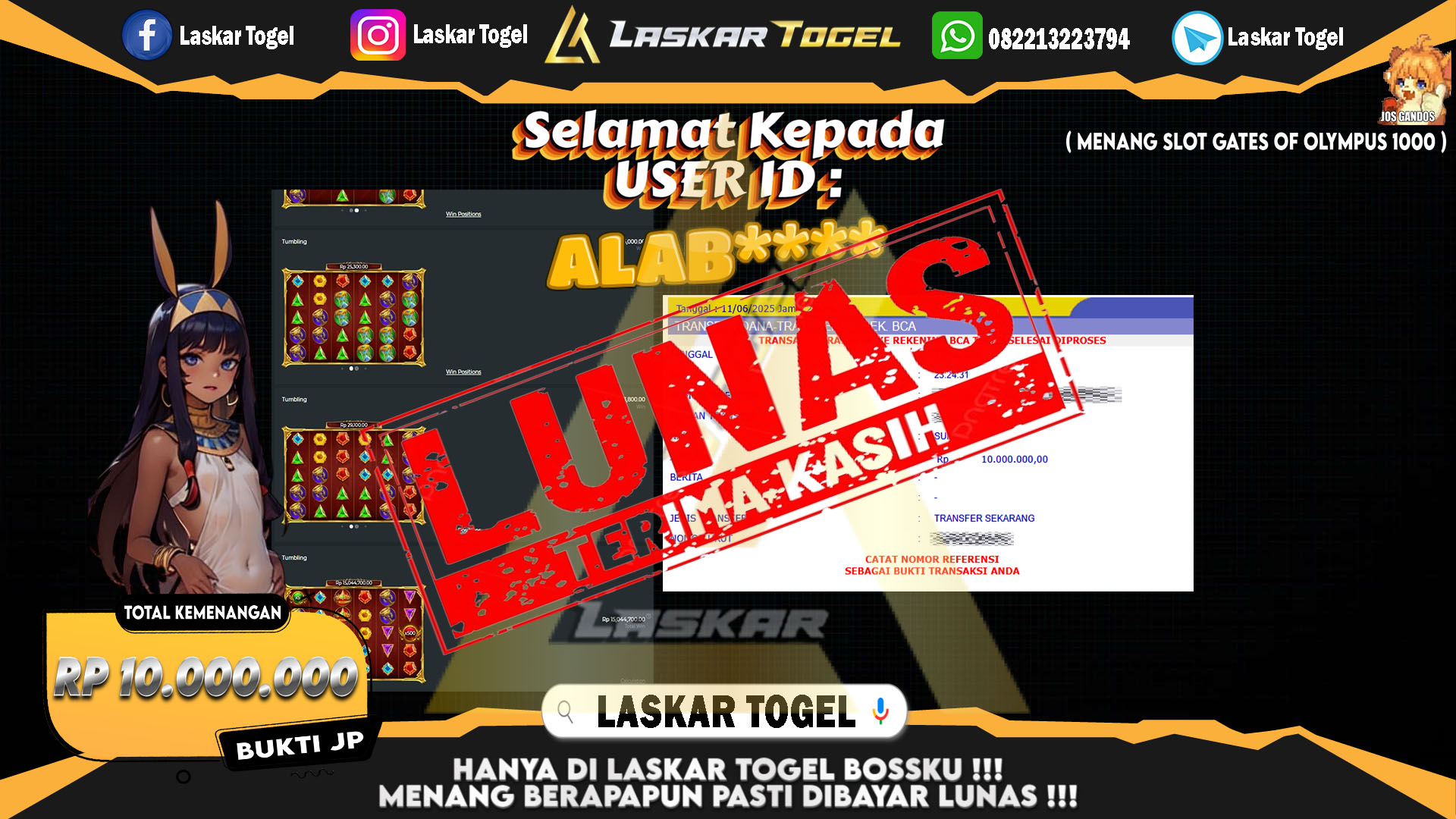 LASKARTOGEL-JACKPOT-SLOT-GATES-OF-OLYMPUS-1000-Rp.10.000.000