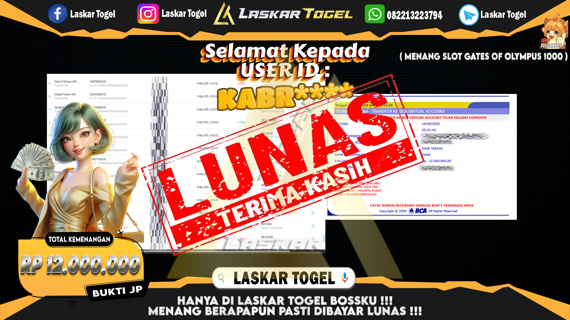 LASKARTOGEL-JACKPOT-SLOT-GATES-OF-OLYMPUS-1000-Rp.12.000.000