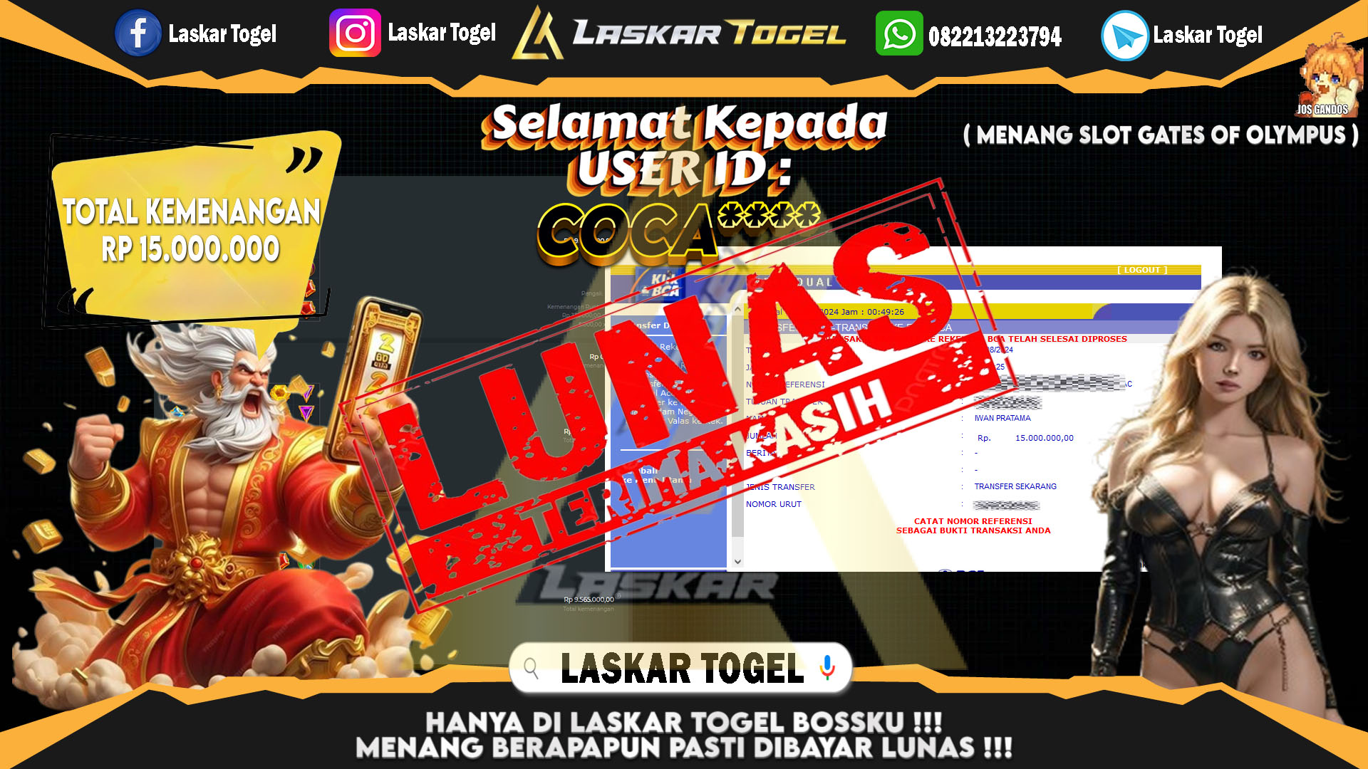 LASKARTOGEL-JACKPOT-SLOT-GATES-OF-OLYMPUS-Rp.10.000.000