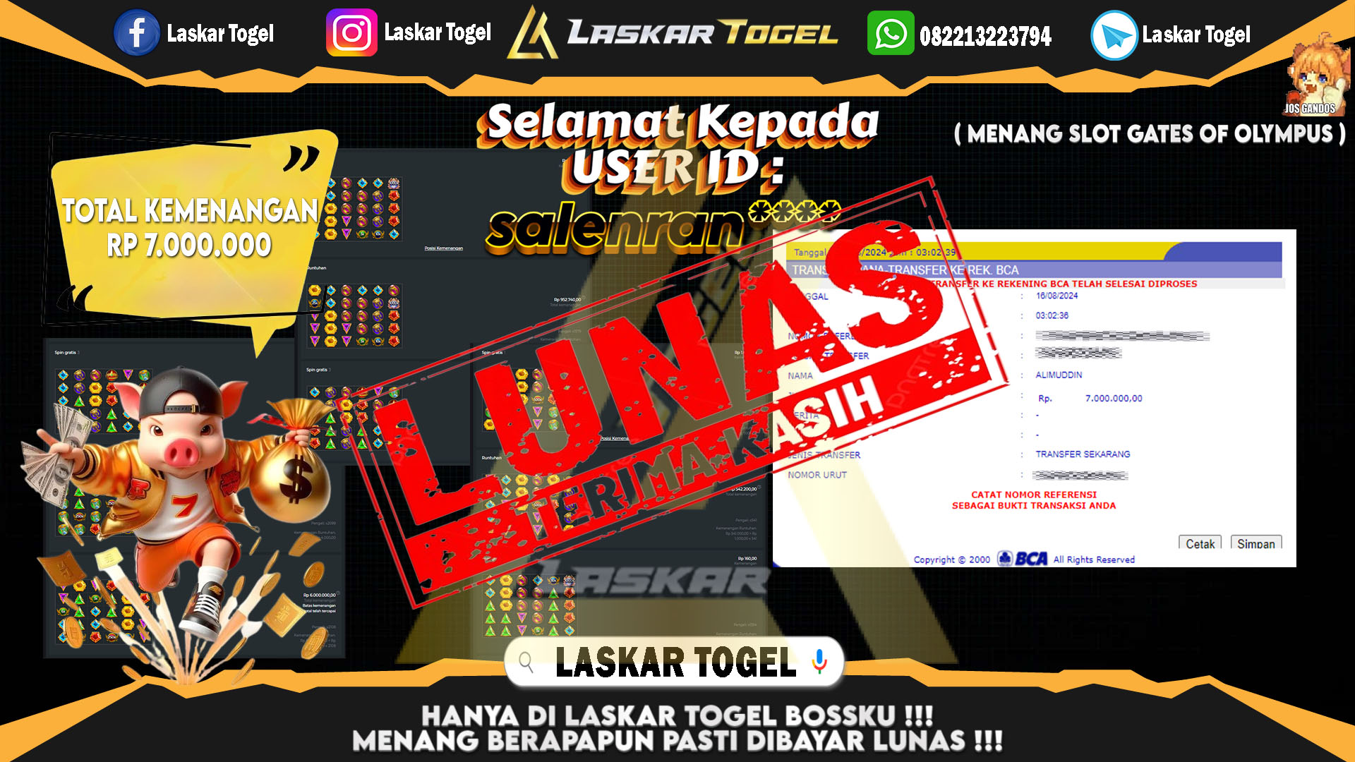 LASKARTOGEL-JACKPOT-SLOT-GATES-OF-OLYMPUS-Rp.7.000.000