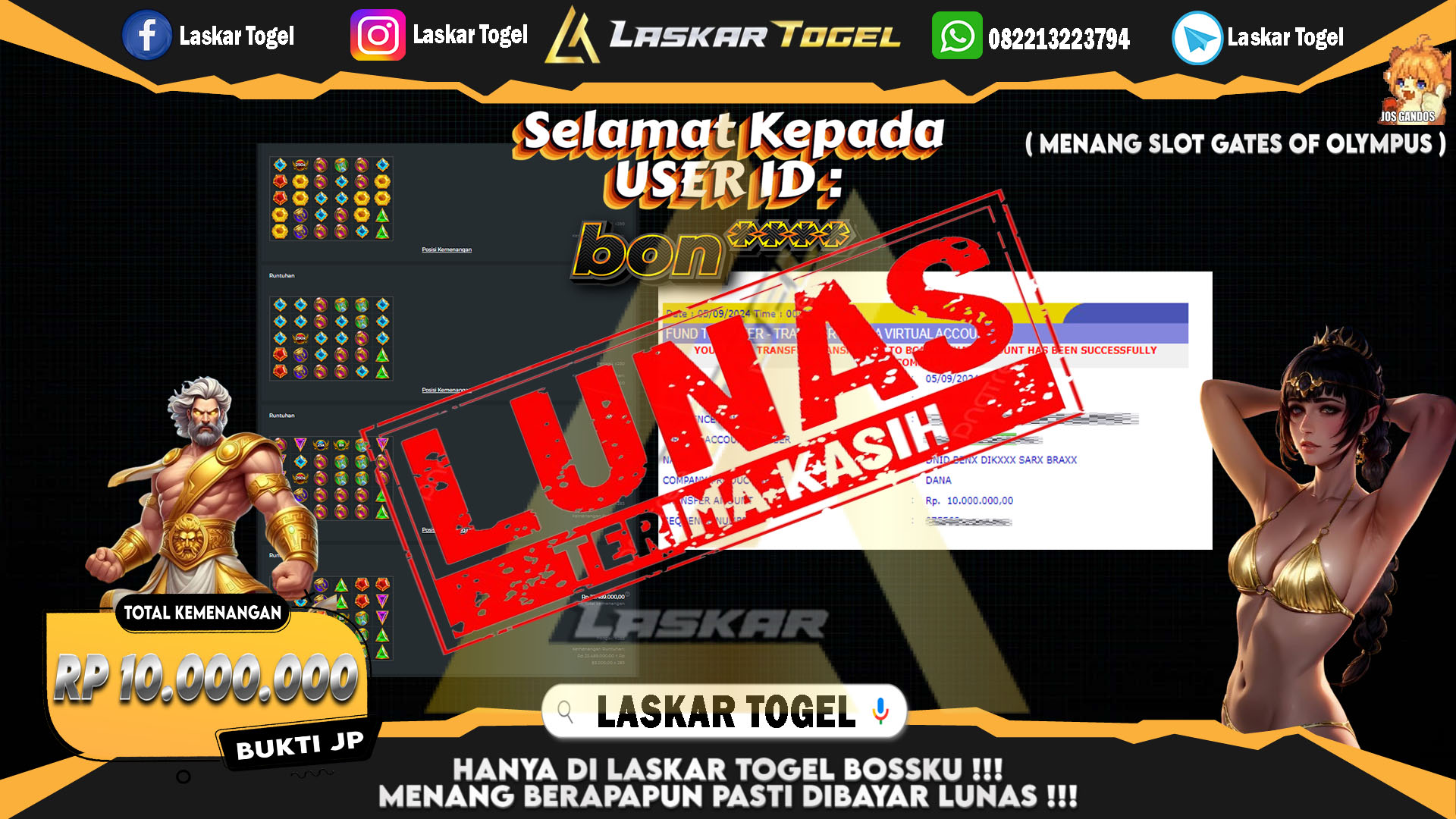 LASKARTOGEL-JACKPOT-SLOT-GATES-OF-OLYMPUS-Rp.10.000.000
