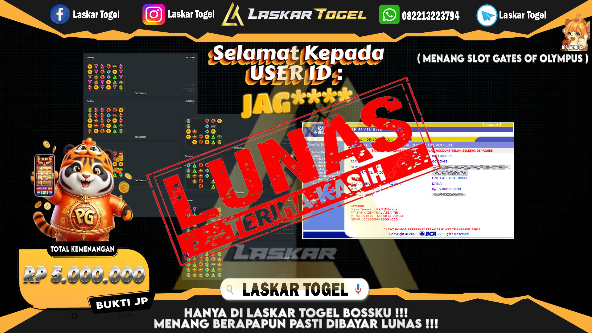 LASKARTOGEL-JACKPOT-SLOT-GATES-OF-OLYMPUS-Rp.5.000.000