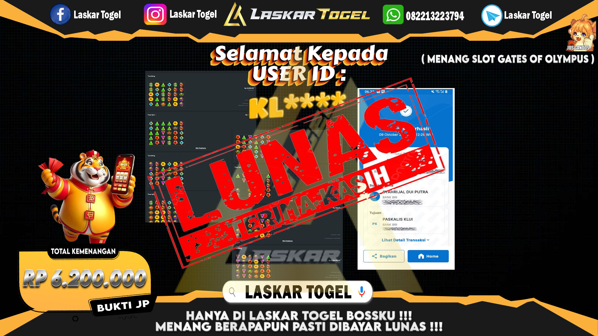 LASKARTOGEL-JACKPOT-SLOT-GATES-OF-OLYMPUS-Rp.6.200.000