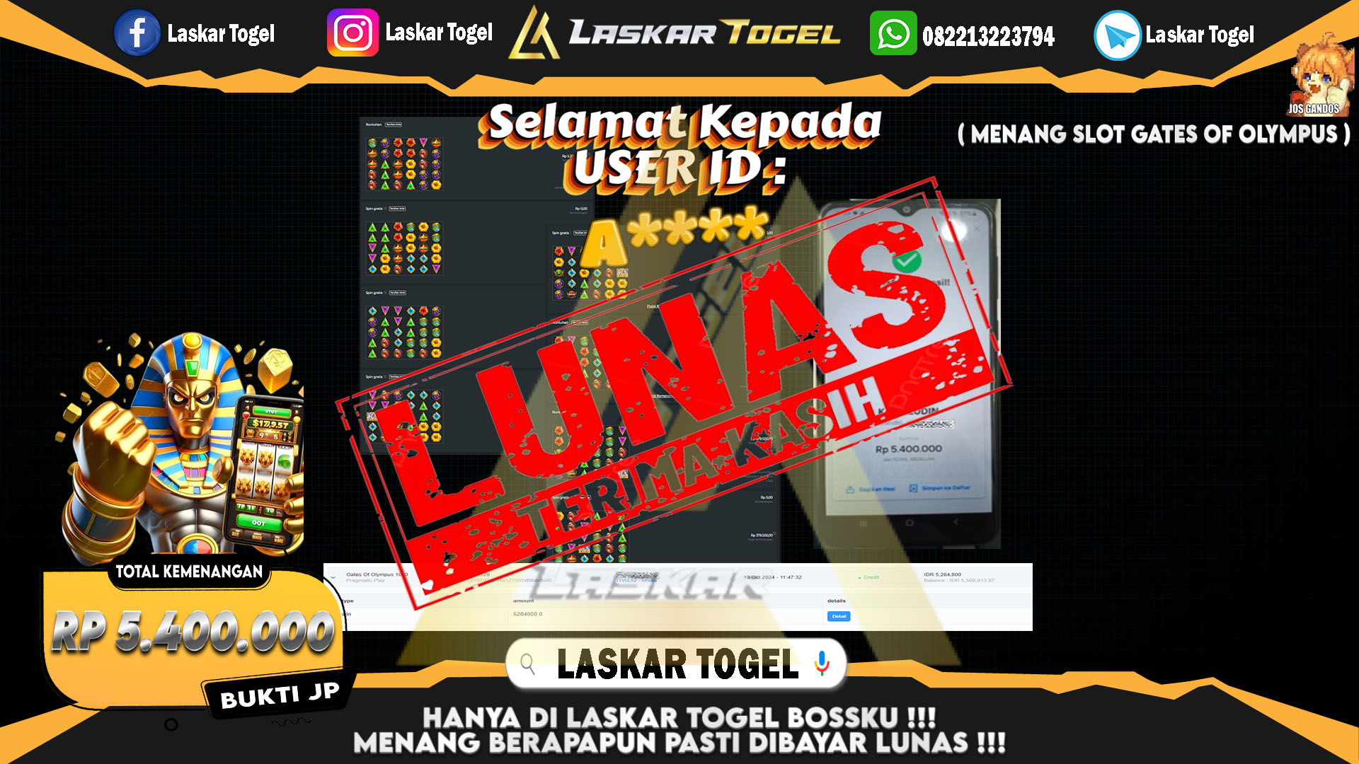 LASKARTOGEL-JACKPOT-SLOT-GATES-OF-OLYMPUS-Rp.5.400.000