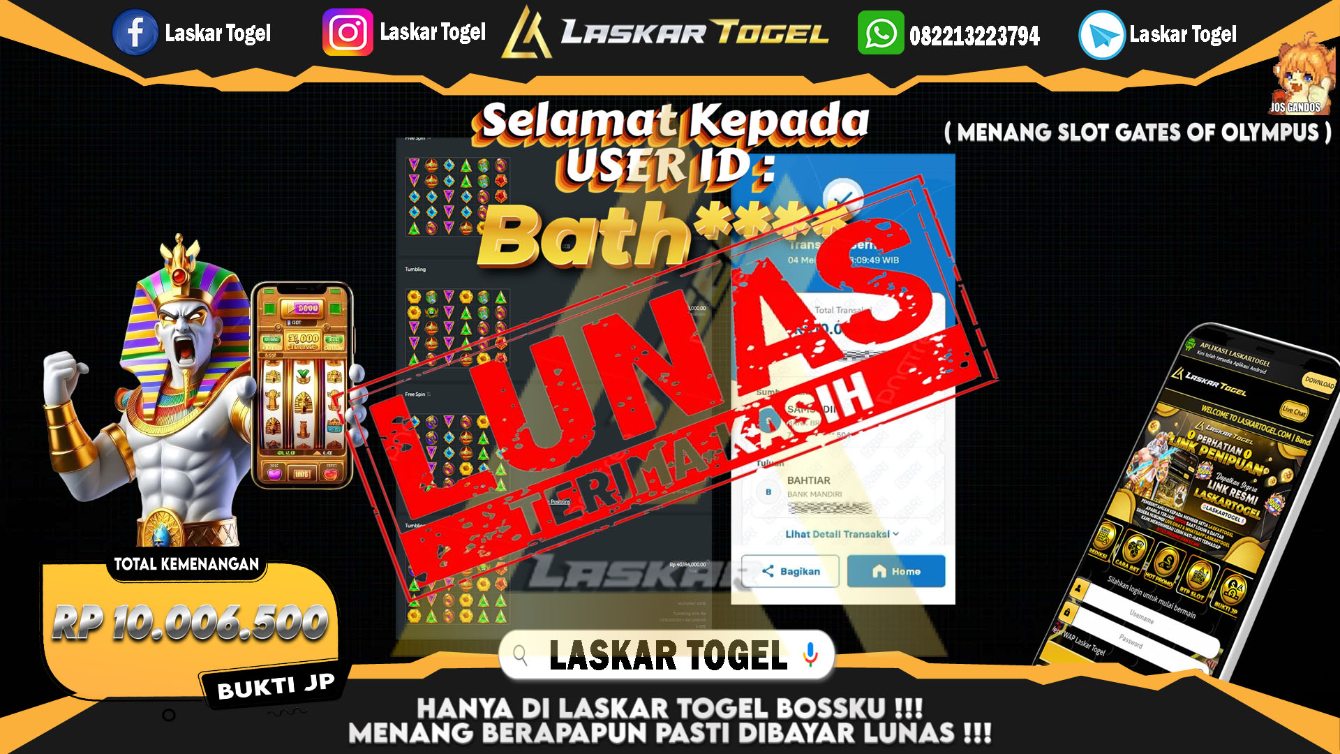 LASKARTOGEL-JACKPOT-SLOT-GATES-OF-OLYMPUS-Rp.10.006.500