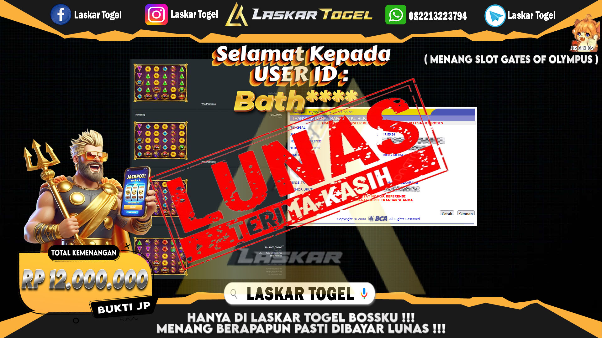 LASKARTOGEL-JACKPOT-SLOT-GATES-OF-OLYMPUS-Rp.12.000.000