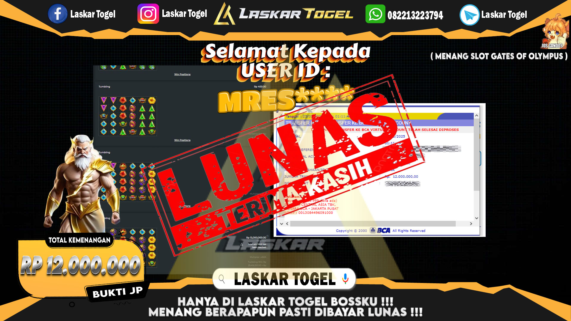 LASKARTOGEL-JACKPOT-SLOT-GATES-OF-OLYMPUS-Rp.12.000.000