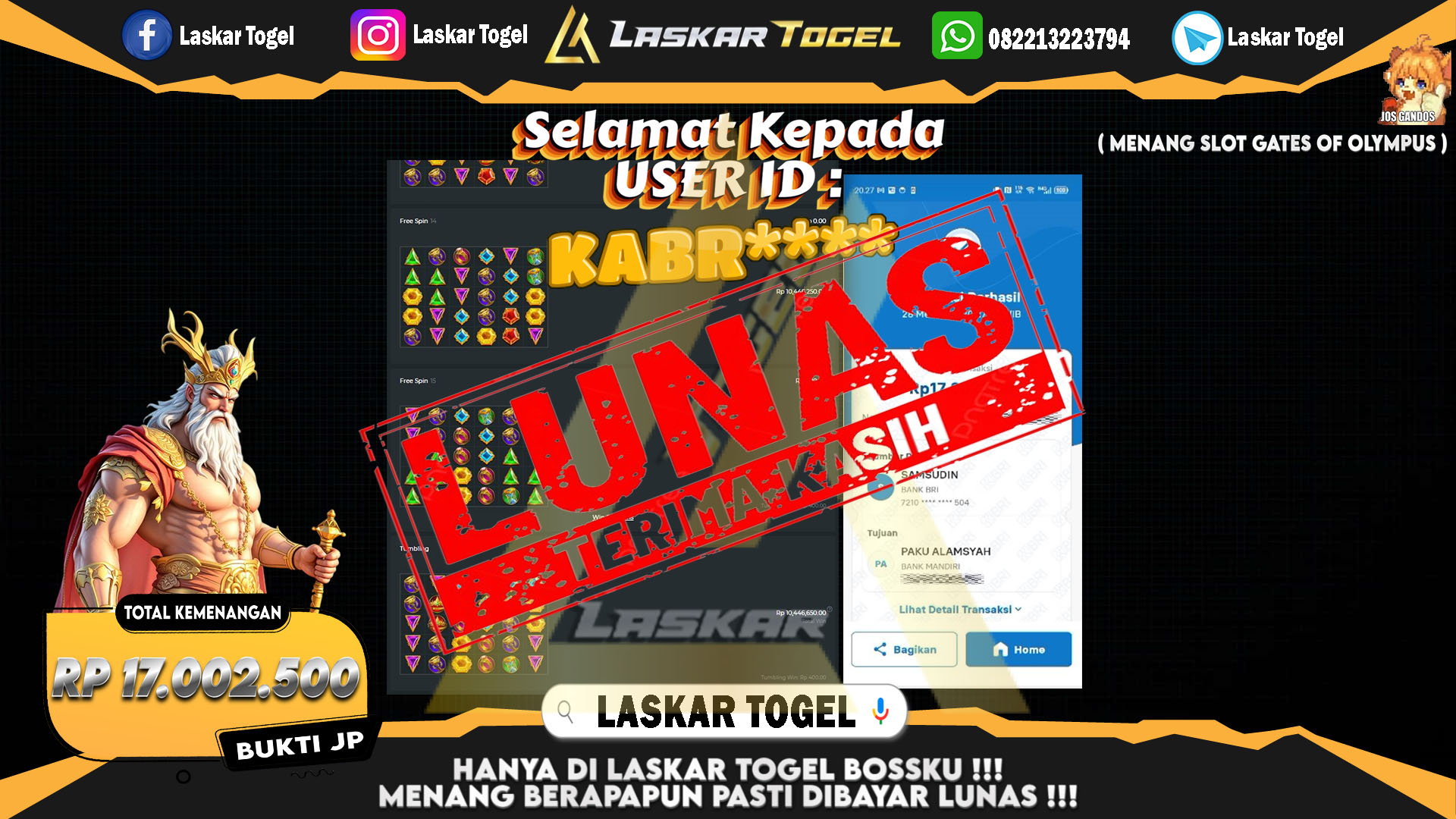 LASKARTOGEL-JACKPOT-SLOT-GATES-OF-OLYMPUS-Rp.17.002.500