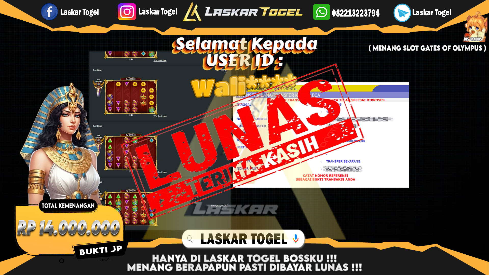 LASKARTOGEL-JACKPOT-SLOT-GATES-OF-OLYMPUS-1000-Rp.14.000.000