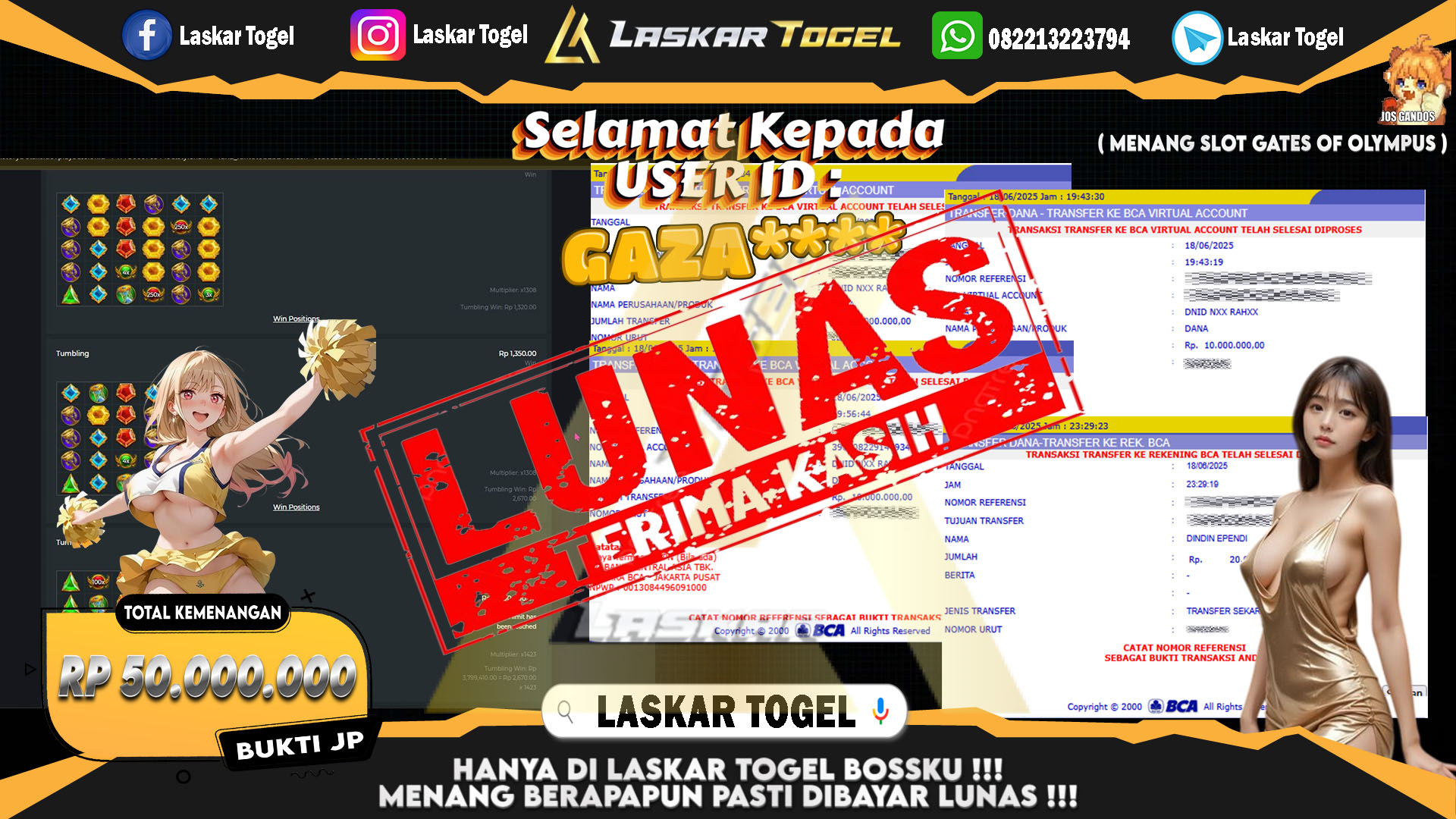 LASKARTOGEL-JACKPOT-SLOT-GATES-OF-OLYMPUS-Rp.50.000.000