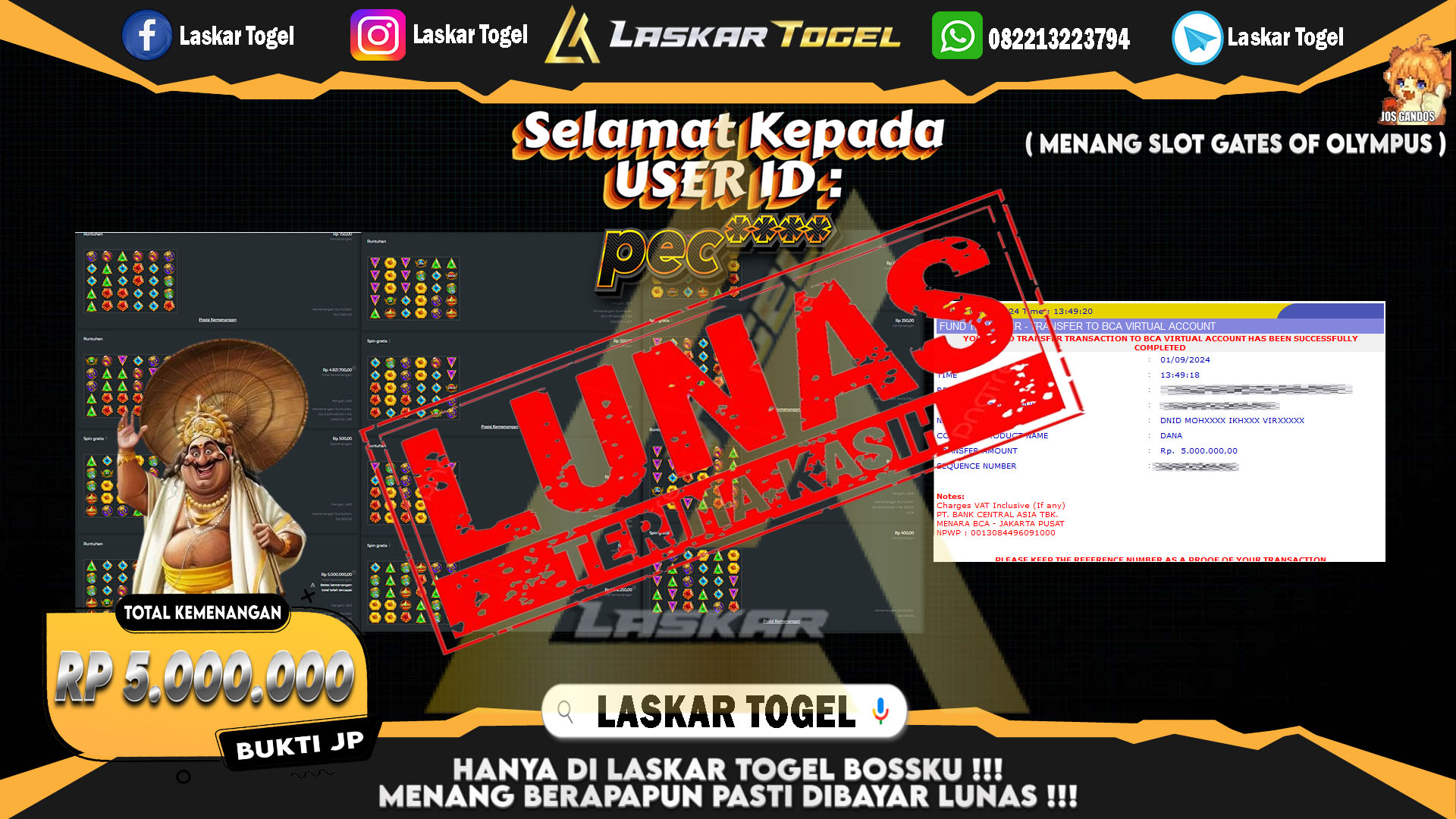 LASKARTOGEL-JACKPOT-SLOT-MAHJONG-WAYS-Rp.5.000.000