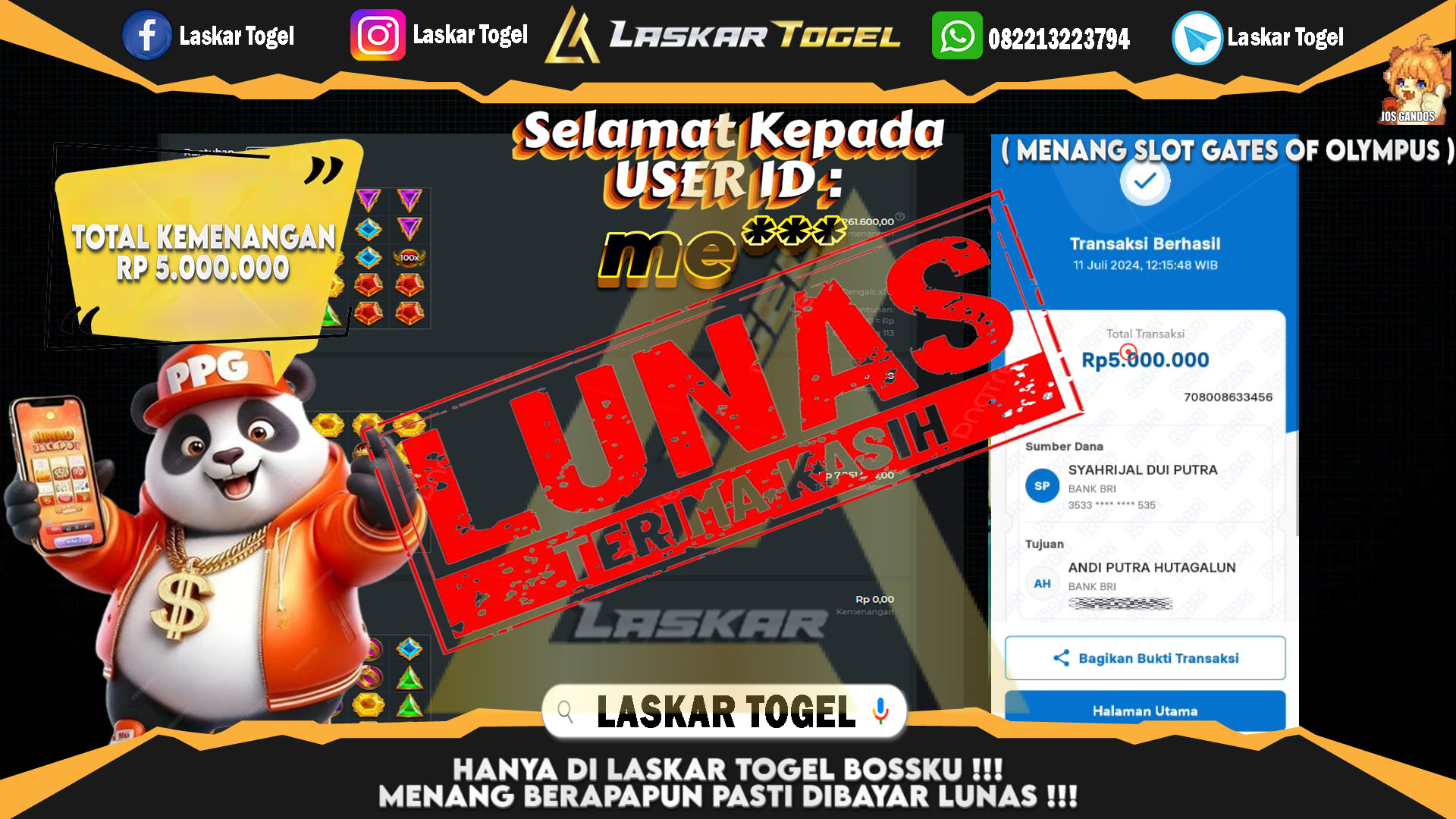 LASKARTOGEL-JACKPOT-SLOT-GATES-OF-OLYMPUS-Rp.5.000.000