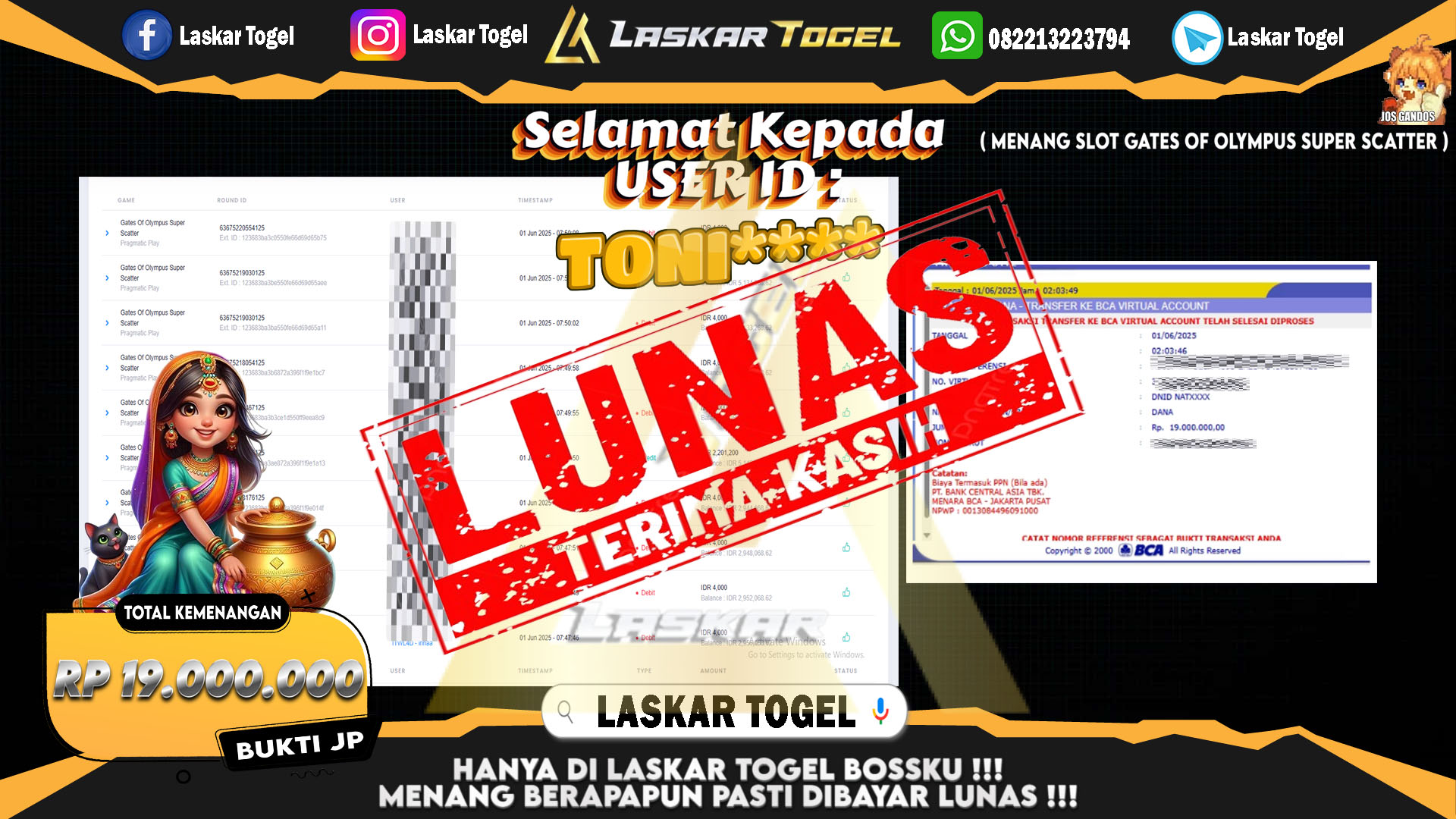 LASKARTOGEL-JACKPOT-SLOT-GATES-OF-OLYMPUS-SUPER-SCATTER-Rp.19.000.000