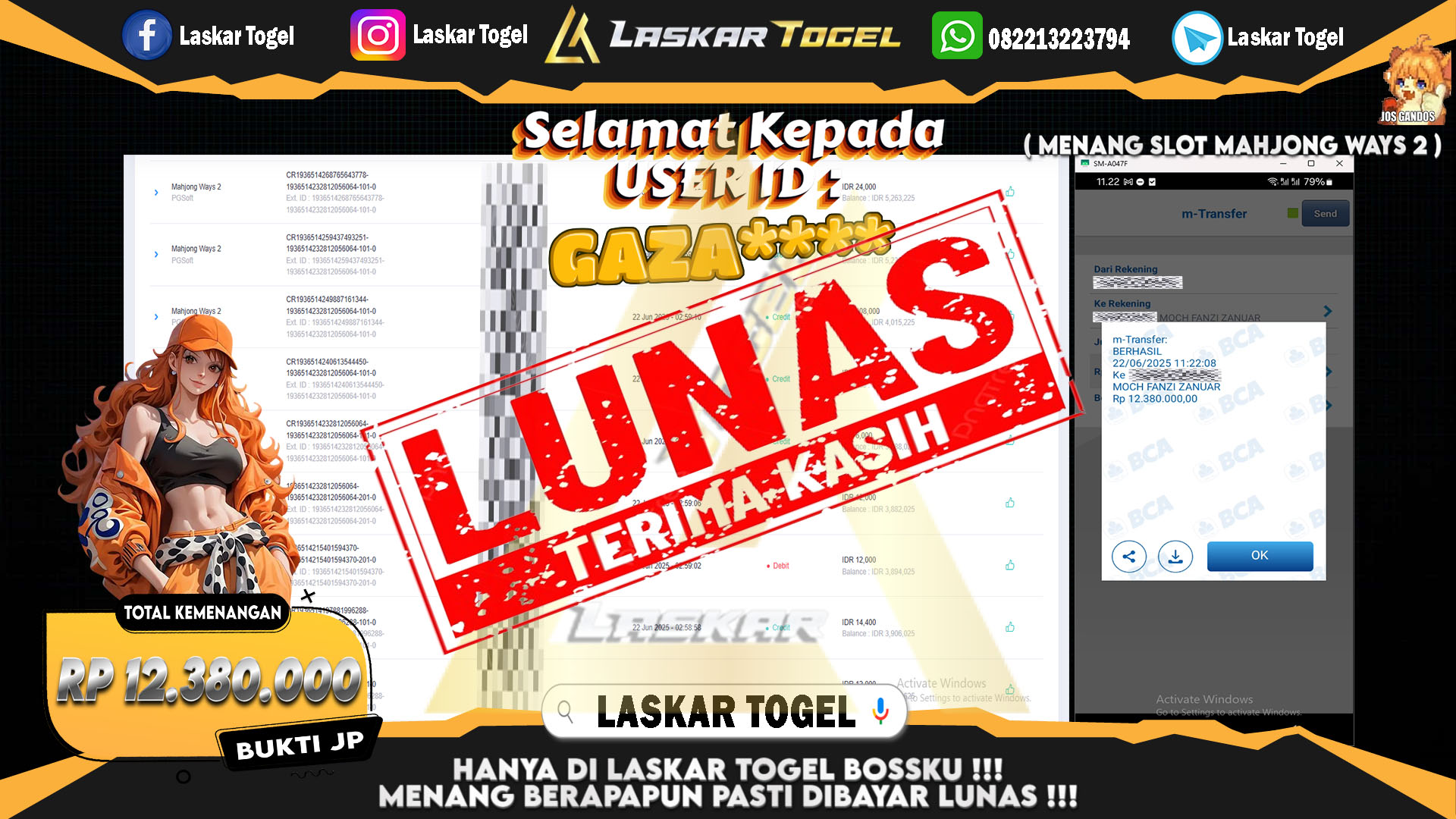LASKARTOGEL-JACKPOT-SLOT-MAHJONG-WAYS-2-Rp.12.380.000