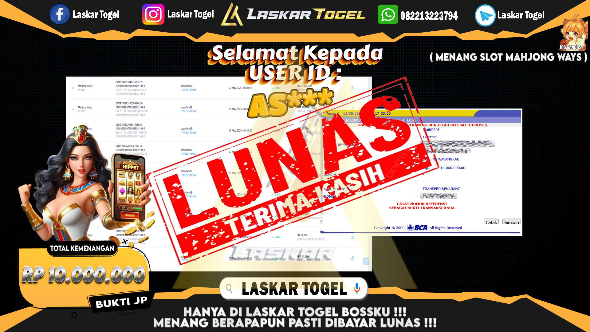 LASKARTOGEL-JACKPOT-SLOT-GATES-OF-OLYMPUS-Rp.10.000.000