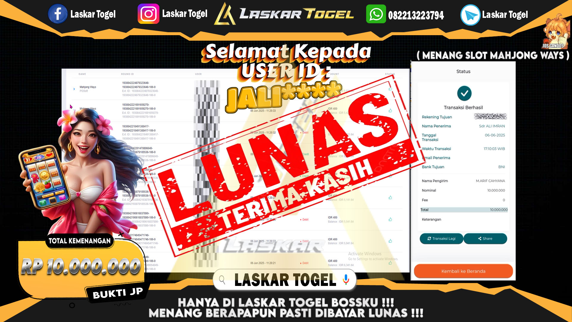 LASKARTOGEL-JACKPOT-SLOT-MAHJONG-WAYS-Rp.10.000.000