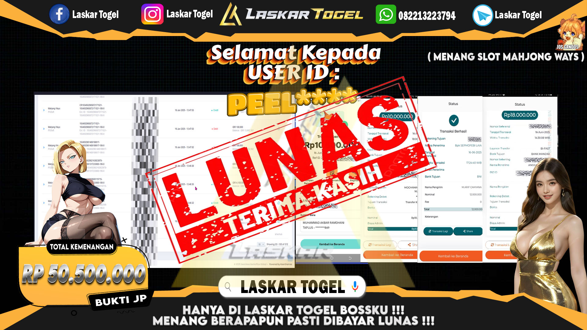 LASKARTOGEL-JACKPOT-SLOT-MAHJONG-WAYS-Rp.50.500.000