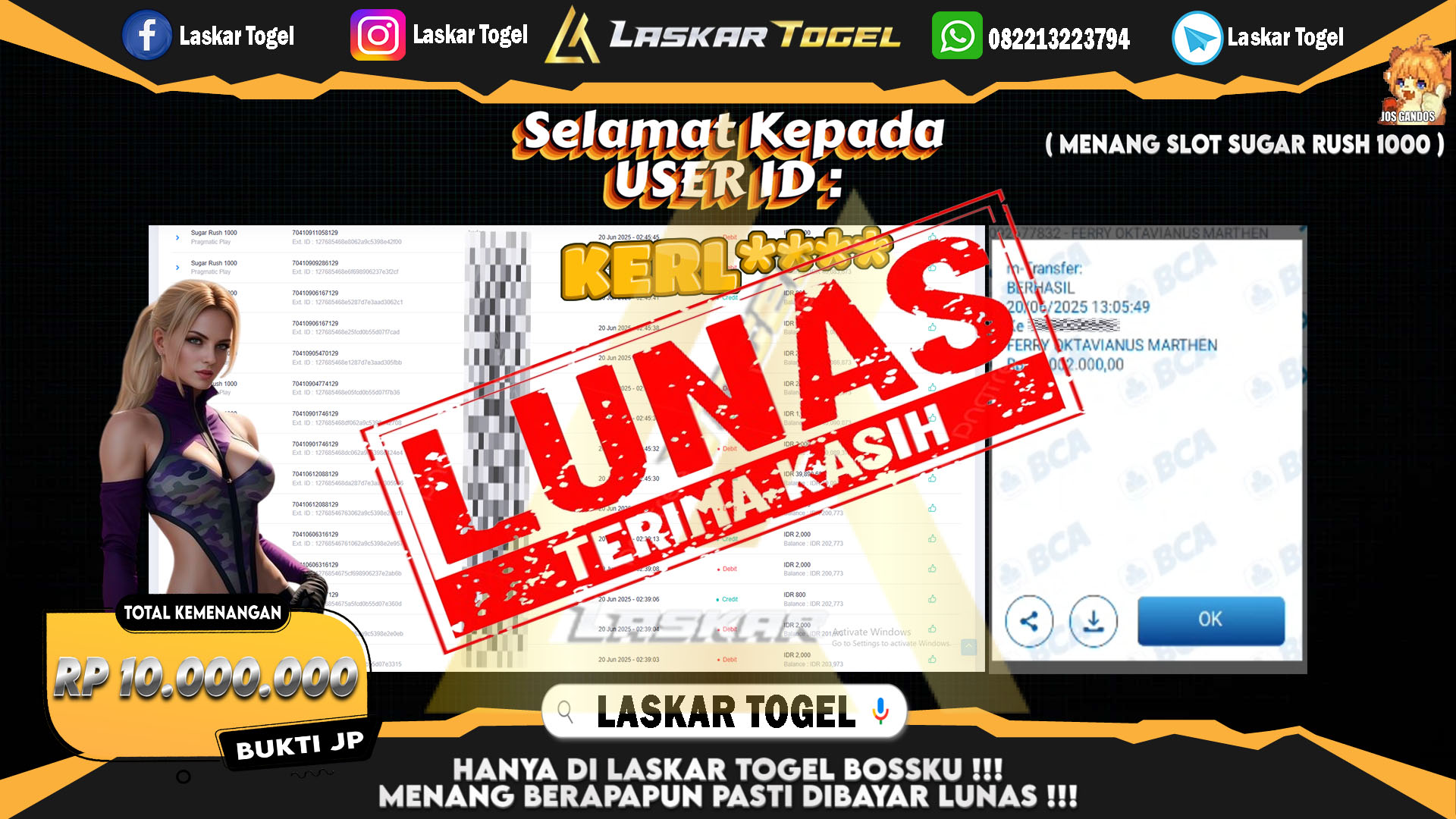 LASKARTOGEL-JACKPOT-SLOT-SUGAR-RUSH-1000-Rp.10.000.000