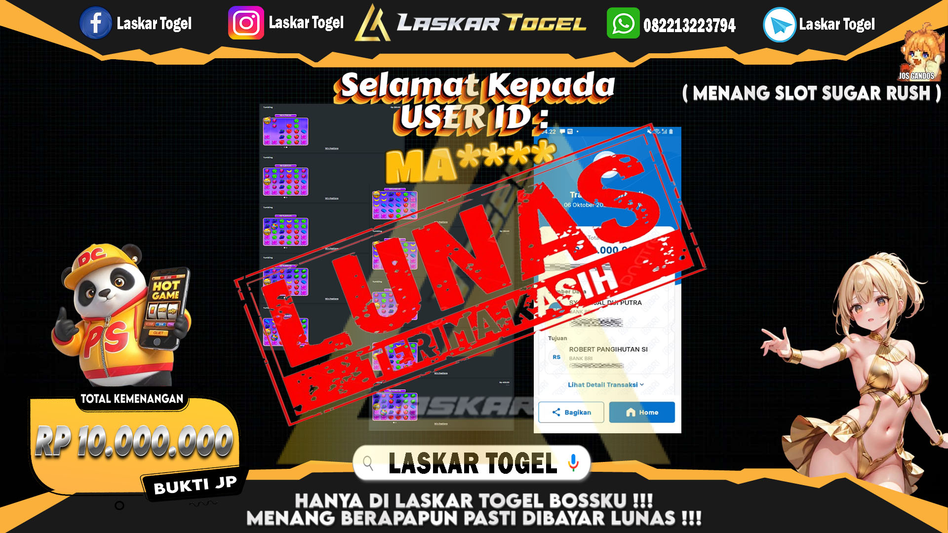 LASKARTOGEL-JACKPOT-SLOT-SUGAR-RUSH-Rp.10.000.000