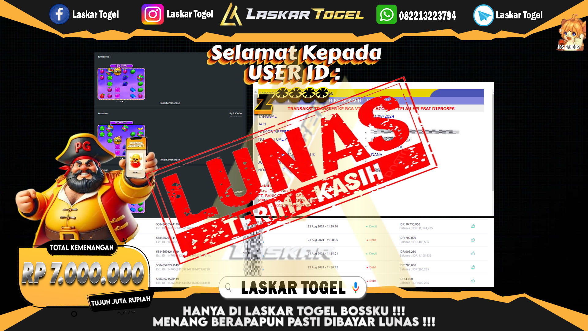 LASKARTOGEL-JACKPOT-SLOT-SUGAR-RUSH-Rp.7.000.000
