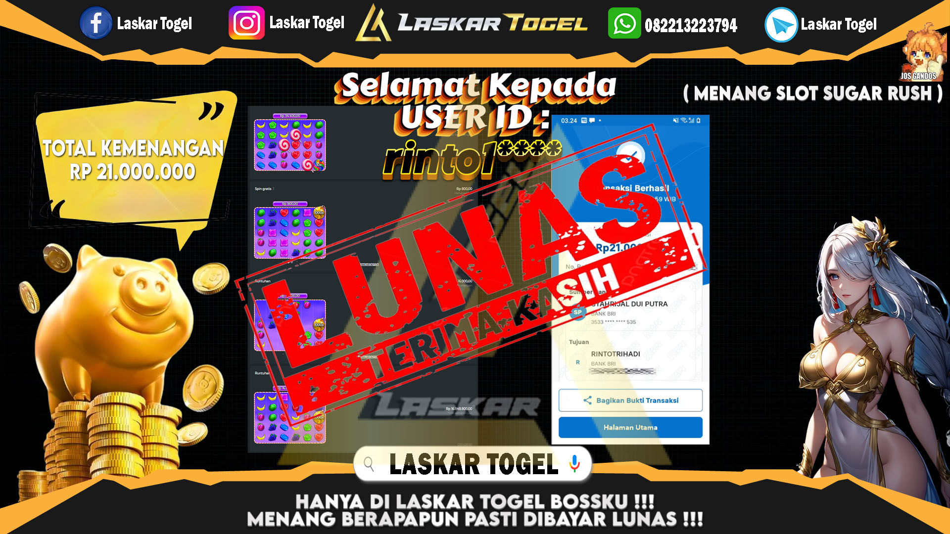 LASKARTOGEL-JACKPOT-SLOT-SUGAR-RUSH-Rp.21.000.000