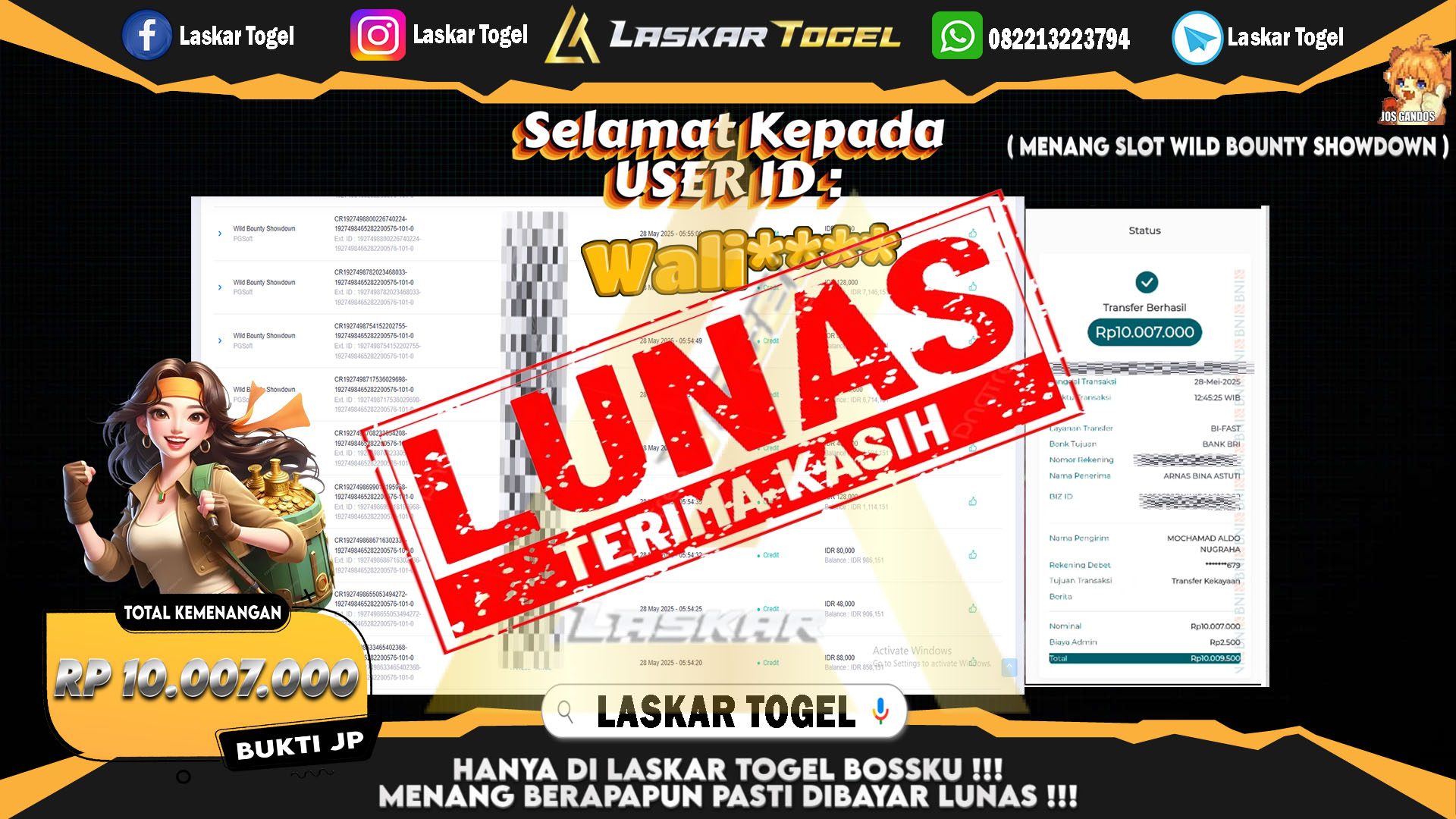LASKARTOGEL-JACKPOT-SLOT-WILD-BOUNTY-SHOWDOWN-Rp.10.007.000