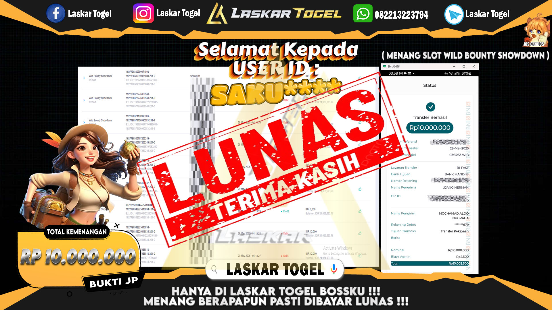 LASKARTOGEL-JACKPOT-SLOT-WILD-BOUNTY-SHOWDOWN-Rp.10.000.000