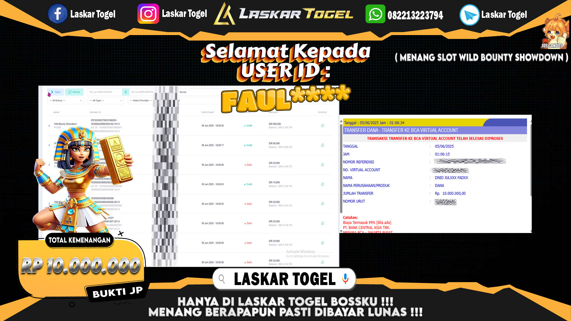 LASKARTOGEL-JACKPOT-SLOT-WILD-BOUNTY-SHOWDOWN-Rp.10.000.000