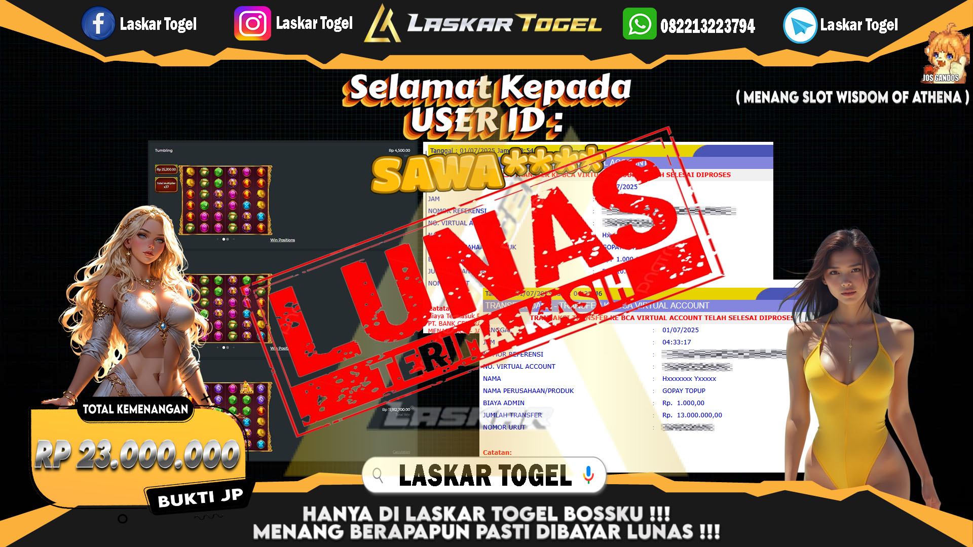 LASKARTOGEL-JACKPOT-SLOT-WILD-BOUNTY-SHOWDOWN-Rp.25.000.000