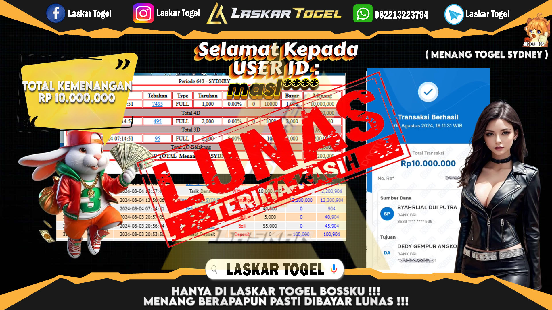 LASKARTOGEL-JACKPOT-TOGEL-SYDNEY-Rp.10.000.000