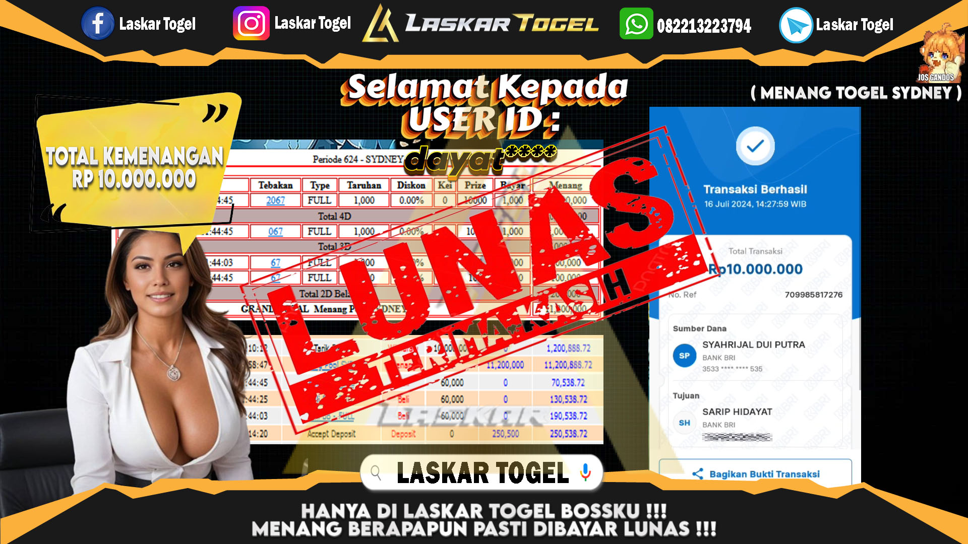 LASKARTOGEL-JACKPOT-TOGEL-SYDNEY-Rp.10.000.000