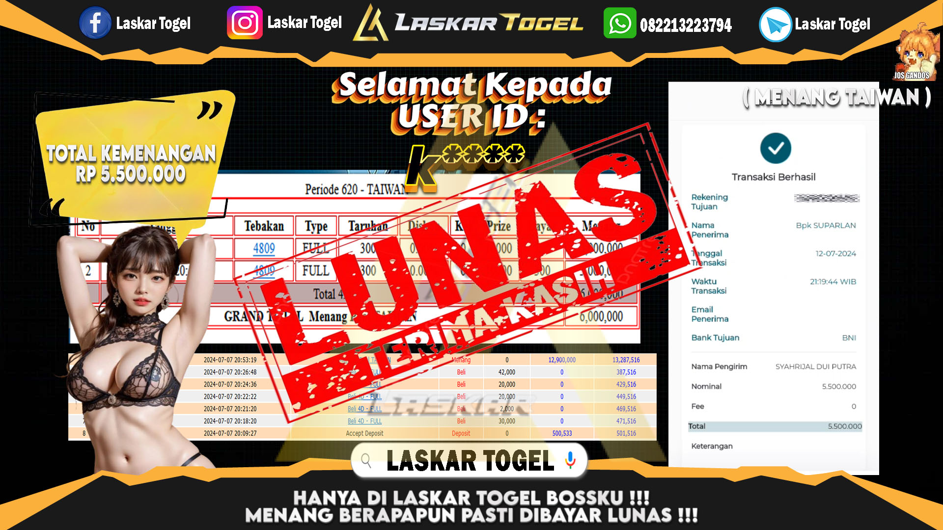 LASKARTOGEL-JACKPOT-TOGEL-TAIWAN-Rp.5.500.000