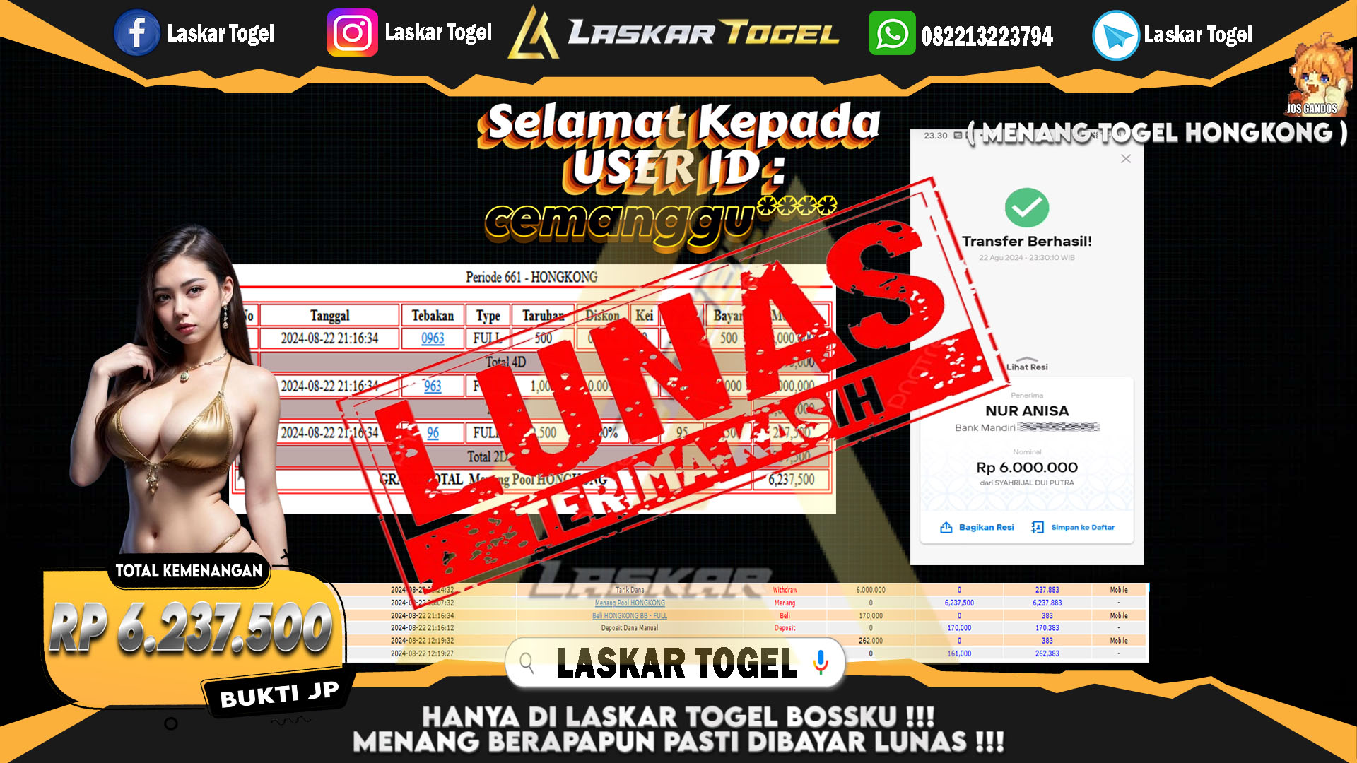 LASKARTOGEL-JACKPOT-TOGEL-HONGKONG-Rp.6.237.500