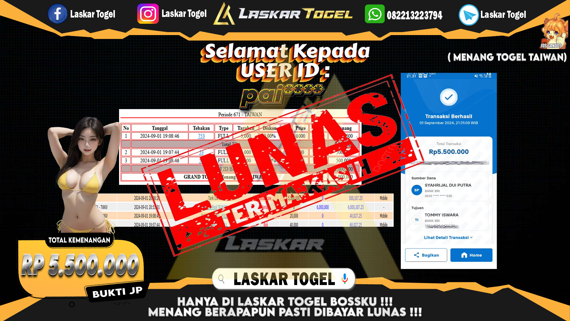LASKARTOGEL-JACKPOT-TOGEL-TAIWAN-Rp.5.500.000