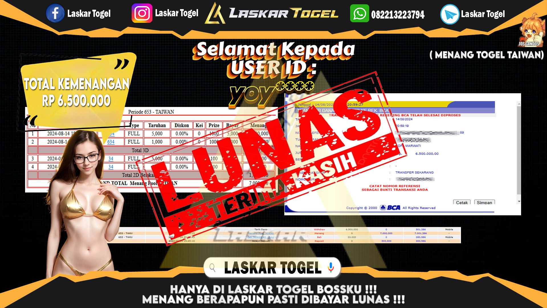 LASKARTOGEL-JACKPOT-TOGEL-TAIWAN-Rp.6.500.000