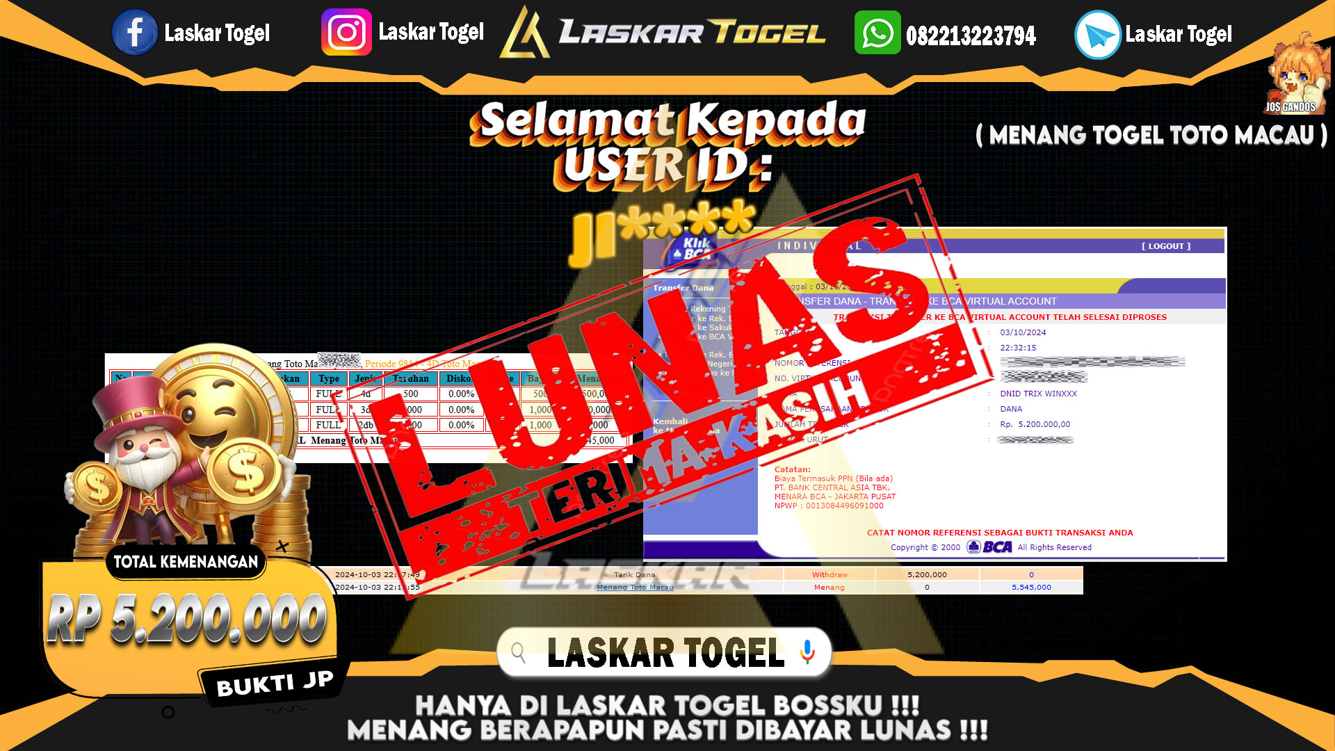 LASKARTOGEL-JACKPOT-TOGEL-TOTO-MACAU-Rp.5.200.000