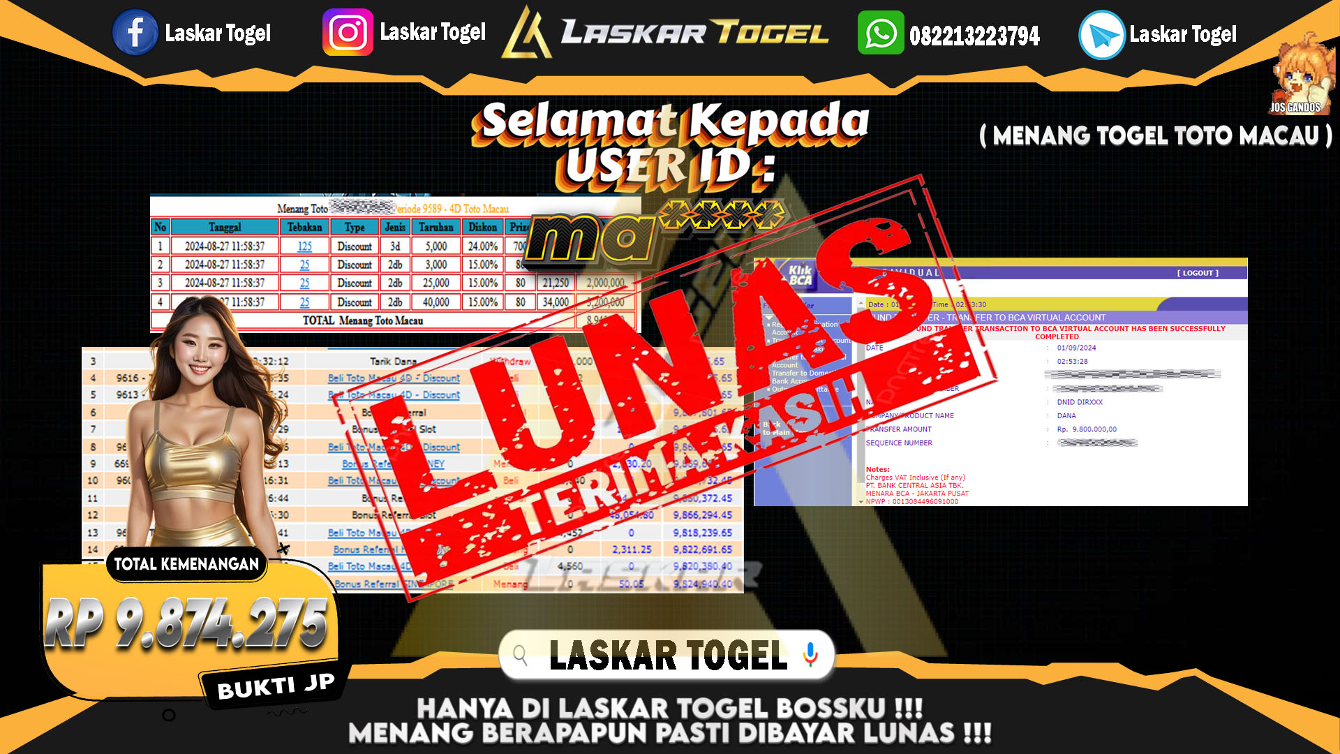 LASKARTOGEL-JACKPOT-TOGEL-TOTO-MACAU-Rp.9.874.275