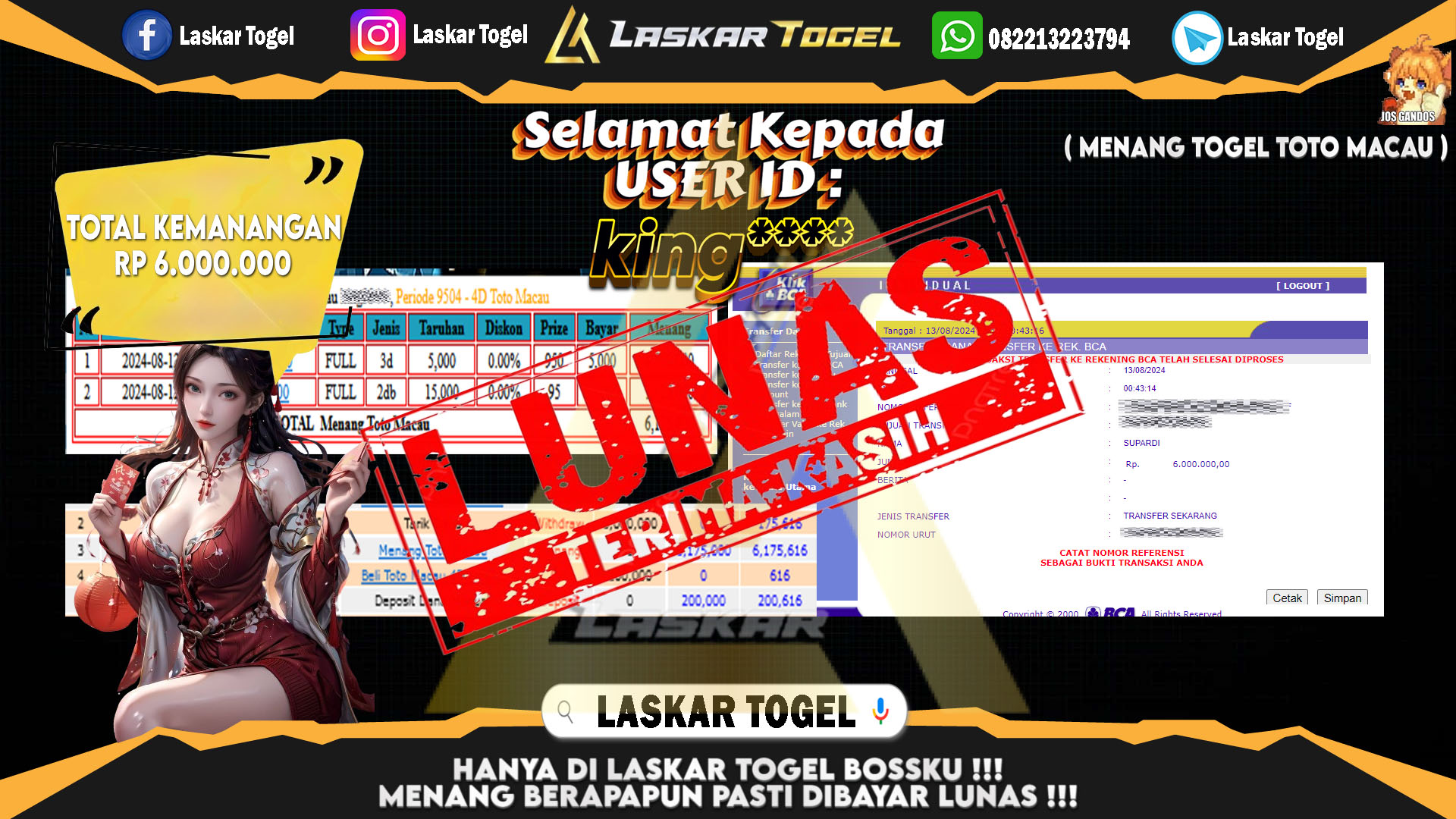 LASKARTOGEL-JACKPOT-TOGEL-TOTO-MACAU-Rp.6.000.000