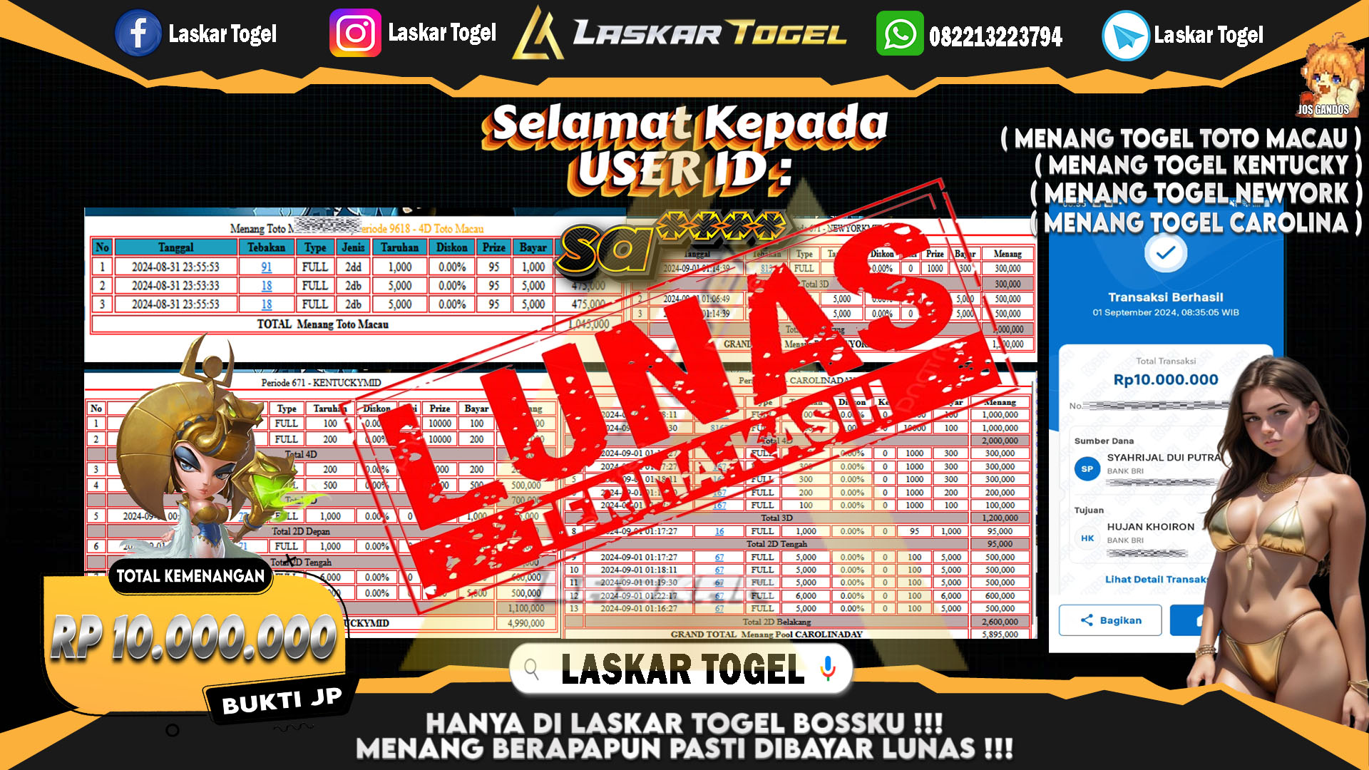 LASKARTOGEL-JACKPOT-TOGEL-TOTO-MACAU-KENTUCKY-CAROLINA-&-NEWYORK-Rp.10.000.000
