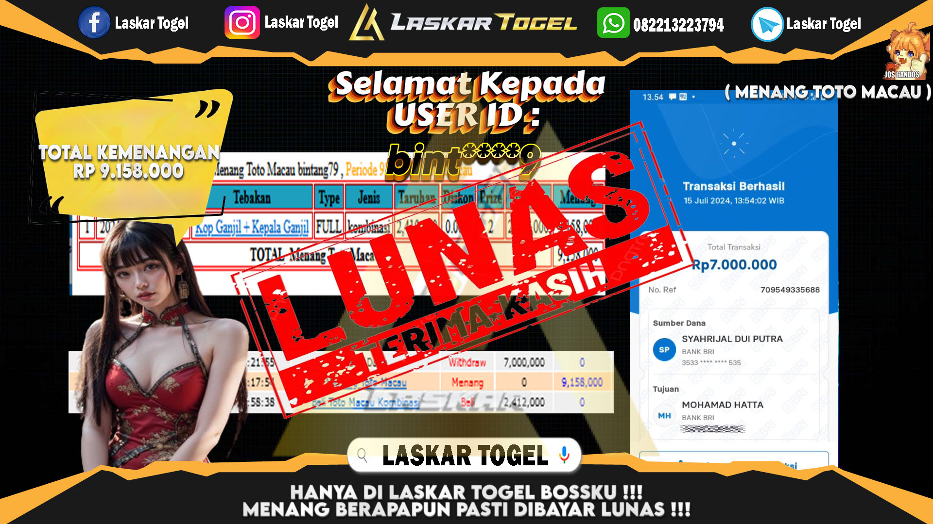 LASKARTOGEL-JACKPOT-TOGEL-TOTO-MACAU-Rp.9.158.000
